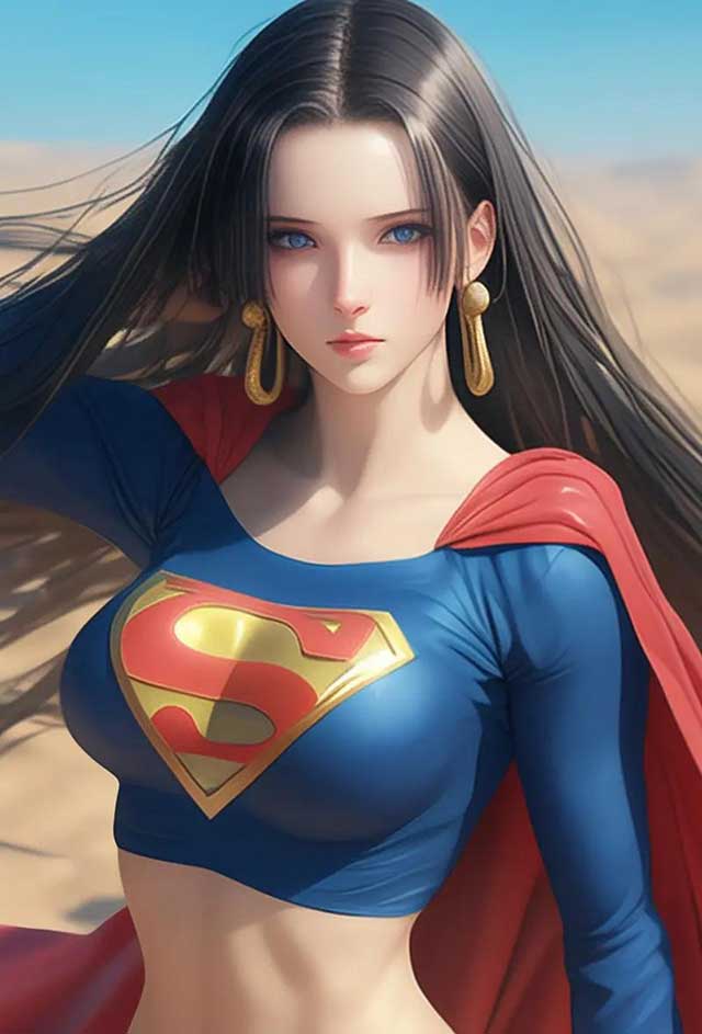 海贼王女帝汉库克AI美图壁纸