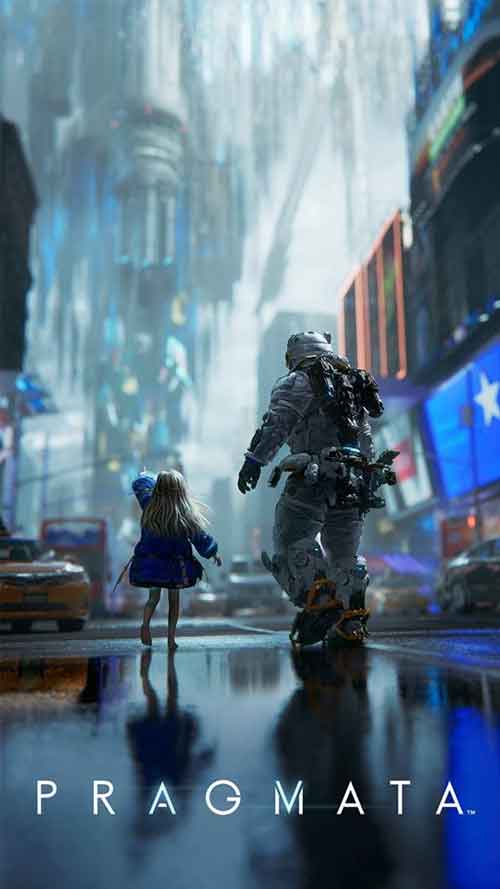 《虚实万象》少女戴安娜科幻壁纸，充满未来感