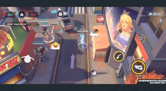 《守望先锋》手游《守望先锋：Rush》4v4英雄射击游戏